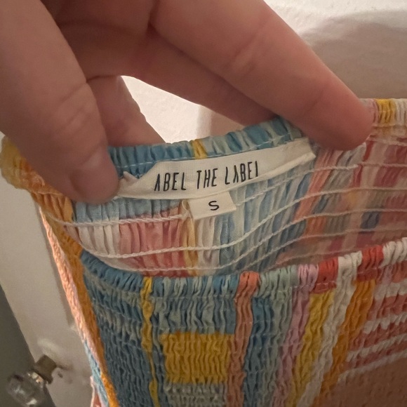 Super colorful strapless maxi dress - Picture 2 of 2